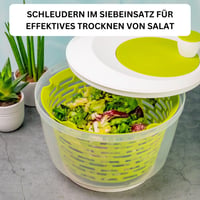 Westmark Spinderella centrifuga za salatu – 4,4 litre, Ø 23,5 cm, protuklizna, plastika bez BPA 3