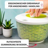 Westmark Spinderella centrifuga za salatu – 4,4 litre, Ø 23,5 cm, protuklizna, plastika bez BPA 4