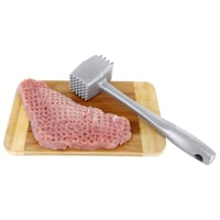 Westmark Steakmaster 62202260 bat za meso i odreske, 23,8 cm, nehrđajući čelik/aluminij, s premazom za prehrambenu industriju, srebrna 4