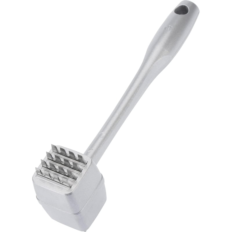 Westmark Steakmaster 62202260 bat za meso i odreske, 23,8 cm, nehrđajući čelik/aluminij, s premazom za prehrambenu industriju, srebrna