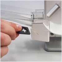 Westmark Steinomat odstraňovač kôstiek z čerešní a sliviek, dvojitý, na 2 čerešne naraz, 32,5 cm, biela/strieborná, plast/nehrdzavejúca oceľ/hliník 8