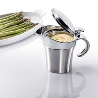 Sosieră termoizolantă Westmark din oțel inoxidabil cu capac rabatabil, 0,5 l, argintiu 6