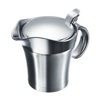 Sosieră termoizolantă Westmark din oțel inoxidabil cu capac rabatabil, 0,5 l, argintiu 1