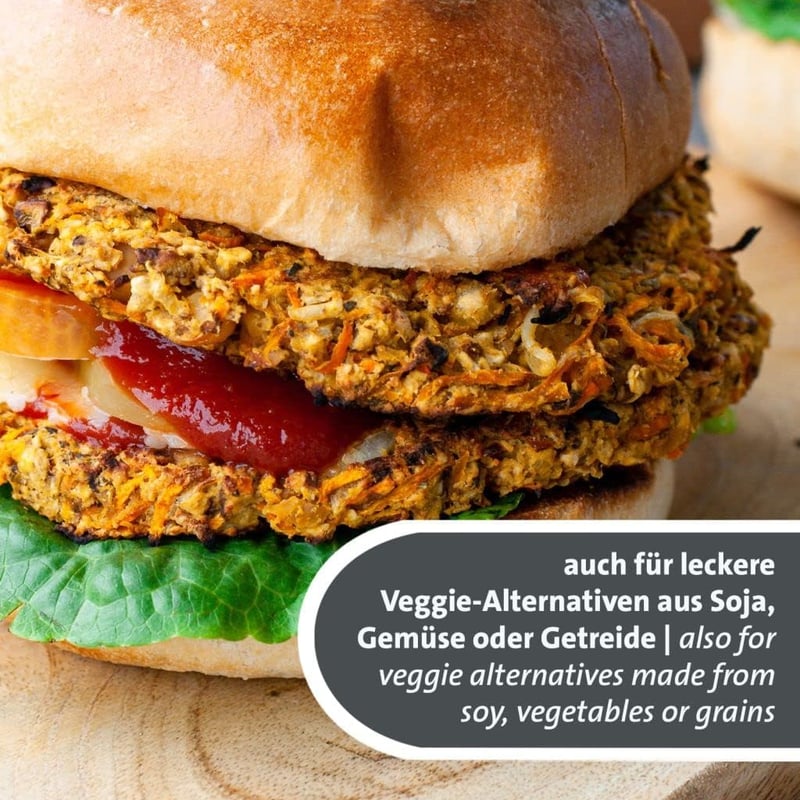 Westmark Vario Plus Hamburger Készítő - Állítható Patty Méret, Vegán Burgerekhez - Vario Plus, Diameter 11 Cm