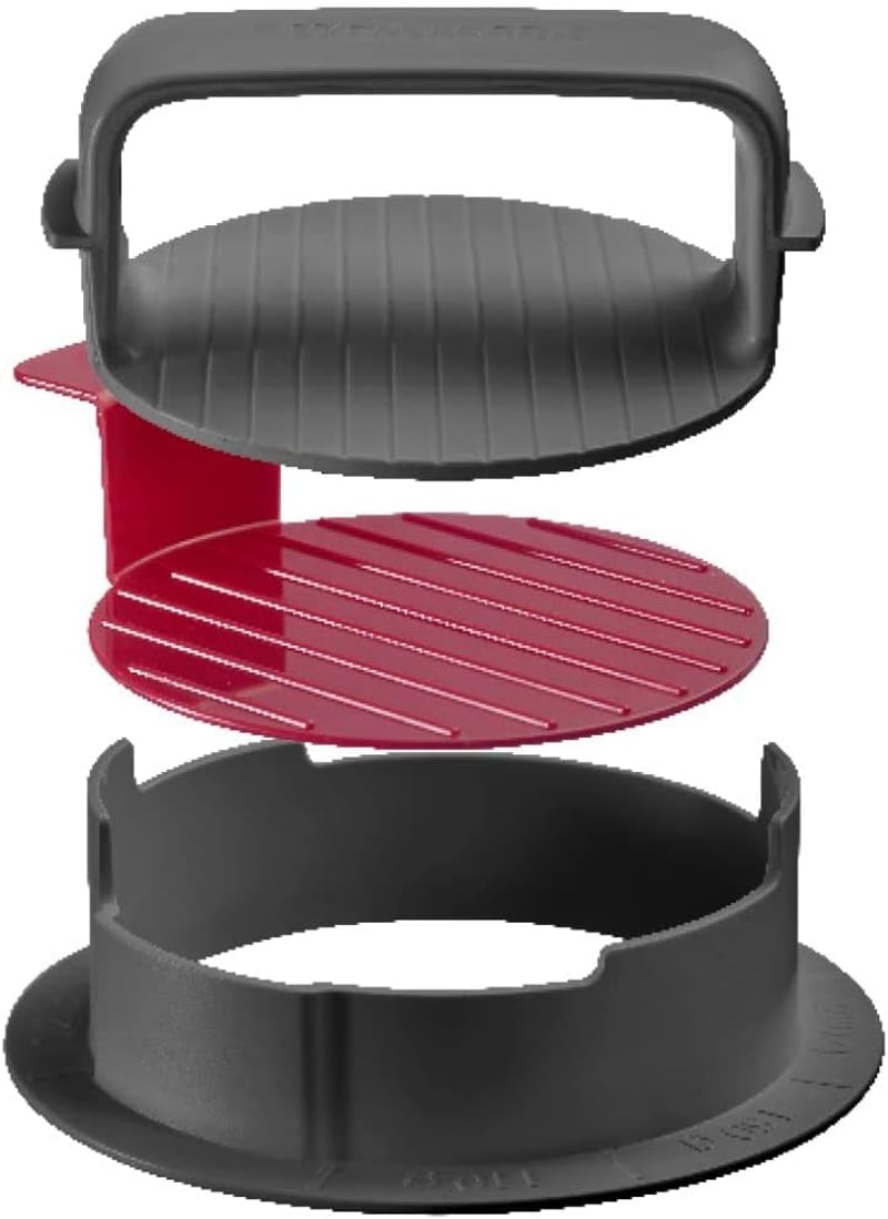 Westmark Vario Plus Hamburger Készítő - Állítható Patty Méret, Vegán Burgerekhez - Vario Plus, Diameter 11 Cm