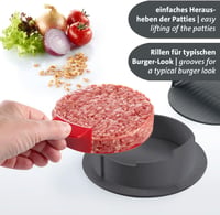 Westmark Vario Plus Hamburger Készítő - Állítható Patty Méret, Vegán Burgerekhez - Vario Plus, Diameter 11 Cm 5