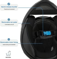 Westt ECE 22.06 Klapphelm Motorrad Napszemüveggel és Visierrel 4