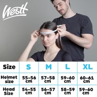 Westt Jet Retro Bukósisak ECE 22.06 Tanúsítvánnyal - Felnőtt Unisex Metálfehér Félhéjas Motorkerékpár Sisak Chopper Robogó Moped Használatra 5
