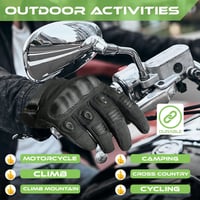 WESTWOOD FOX WFX Motoros Kesztyű Kemény Koppantóval Érintőképernyős Fekete 2