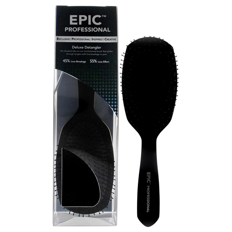 Wet Brush Epic Premium Fekete Hajkefe - Professzionális Hajbontó Kefe Nőknek, Környezetbarát Kivitel, Csomómentes Fésülés