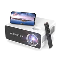 WEWATCH V51 PRO 4K Smart Projektor 19000 Lumenov 5G WiFi Bluetooth s Androidom, funkciou bieleho šumu, kompatibilný s iOS/HDMI/USB, 500 AN 1