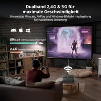 WEWATCH WP01 Full HD 1080P Otthoni Projektor Netflix Android TV 700 Lumen WiFi Bluetooth 6