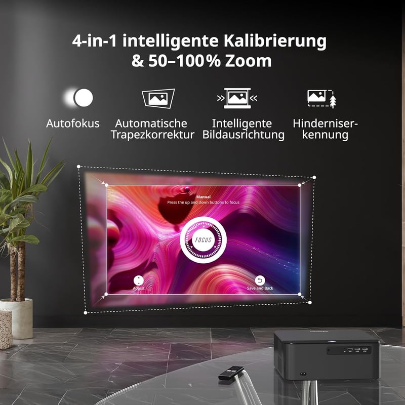 WEWATCH WP01 Full HD 1080P Otthoni Projektor Netflix Android TV 700 Lumen WiFi Bluetooth