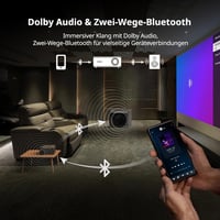 WEWATCH WP01 Full HD 1080P Otthoni Projektor Netflix Android TV 700 Lumen WiFi Bluetooth 5