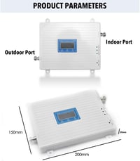 Weytoll Mobiljelzés Erősítő 2G/3G/4G LTE GSM DCS WCDMA 60dBi Mágneses Antenna 9