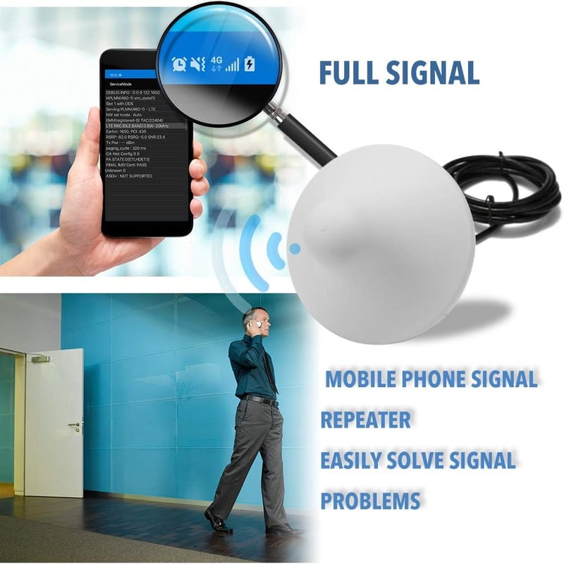 Weytoll Mobiljelzés Erősítő 2G/3G/4G LTE GSM DCS WCDMA 60dBi Mágneses Antenna
