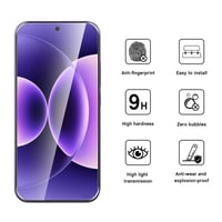 WFTE 2 ks tvrdené sklo na Xiaomi 17 Ultra / 17 Pro Max, ochranná fólia na displej, tvrdosť 9H, 0,26 mm, 99% priehľadnosť, odolné proti poškriabaniu, bez bubliniek 2