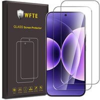 WFTE 2 ks tvrdené sklo na Xiaomi 17 Ultra / 17 Pro Max, ochranná fólia na displej, tvrdosť 9H, 0,26 mm, 99% priehľadnosť, odolné proti poškriabaniu, bez bubliniek 1