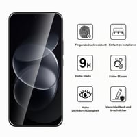 WFTE 2 bucăți sticlă securizată pentru Xiaomi Redmi Note 17 Pro / 17 Pro Max / 15 Pro 5G, folie protectoare ecran, duritate 9H, rezistentă la zgârieturi și bule 2