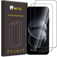 WFTE 2 bucăți sticlă securizată pentru Xiaomi Redmi Note 17 Pro / 17 Pro Max / 15 Pro 5G, folie protectoare ecran, duritate 9H, rezistentă la zgârieturi și bule 1