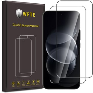 WFTE 2 bucăți sticlă securizată pentru Xiaomi Redmi Note 17 Pro / 17 Pro Max / 15 Pro 5G, folie protectoare ecran, duritate 9H, rezistentă la zgârieturi și bule