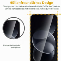 WFTE 2 bucăți sticlă securizată pentru Xiaomi Redmi Note 17 Pro / 17 Pro Max / 15 Pro 5G, folie protectoare ecran, duritate 9H, rezistentă la zgârieturi și bule 3