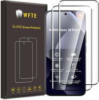 WFTE 2db Xiaomi Redmi Note 15 Pro Plus edzett üveg képernyővédő fólia - Xiaomi Redmi Note 15 Pro+/Poco M8 Pro 5G 1