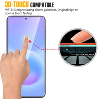 Folie de protecție din sticlă securizată WFTE pentru Samsung Galaxy A57 5G, 2 bucăți - duritate 9H, 0,26 mm, transparență 99%, protecție împotriva zgârieturilor și a bulelor de aer 3