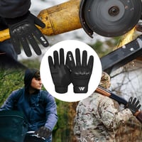 WFX Motoros Kesztyű Fekete Érintőképernyős Légáteresztő Teljes Ujjas Védő Kesztyű Motorozás Kerékpározás MTB ATV Unisex 7
