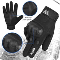WFX Motoros Kesztyű Fekete Érintőképernyős Légáteresztő Teljes Ujjas Védő Kesztyű Motorozás Kerékpározás MTB ATV Unisex 5