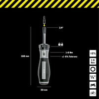 WGB Das Werkzeug 1-6 Nm Precíziós Nyomatékcsavarhúzó Bitfoglaló Kerékpárjavításhoz 3