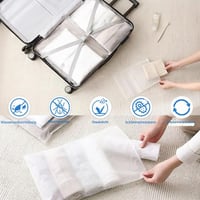 Set de 16 organizatoare de bagaje whatRUeed pentru haine, genți de voiaj care economisesc spațiu, set de organizare pentru călătorii cu sac pentru rufe și saci de compresie 4