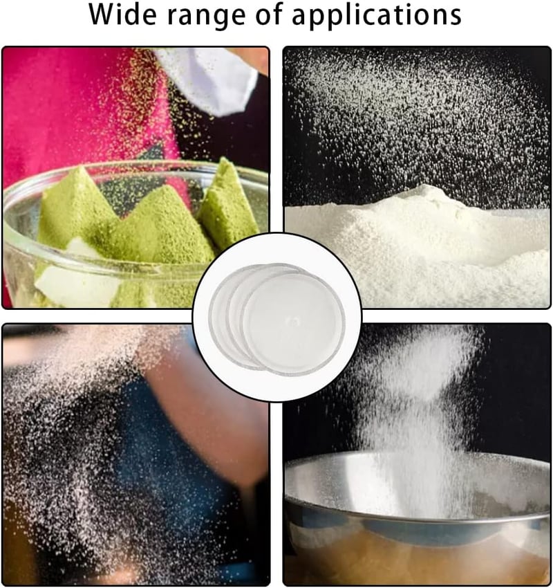 WHC Rozsdamentes Kávéprés Szűrő 10cm 6db Csomag 1000ml Franciaprés Kiegészítő