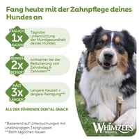 WHIMZEES Rice Bone štapići za žvakanje za pse, veličina M/L, 20 komada - prirodni, bez glutena, bez dodanog šećera, za njegu zubi, za srednje i velike pse 7