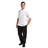 Whites Chefs Clothing Vegas fehér rövid ujjú séfkabát M-es méret 3