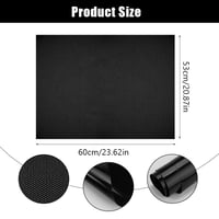 Silikónová ochranná podložka na indukčnú varnú dosku WhizNook 53x60 cm, čierna – teplovzdorná kuchynská podložka na indukčný sporák 2