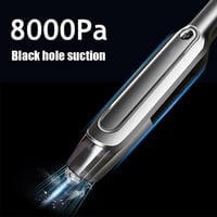 WHJC Vezeték Nélküli Kézi Porszívó - 120W Erős Szívóerő, USB Töltés, Ultrakönnyű, Hosszú Üzemidő, Autó, Otthon, Konyha, Állatszőr Tisztításh 2