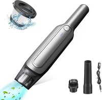 WHJC Vezeték Nélküli Kézi Porszívó - 120W Erős Szívóerő, USB Töltés, Ultrakönnyű, Hosszú Üzemidő, Autó, Otthon, Konyha, Állatszőr Tisztításh 1