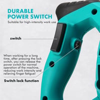 WHYIOFC Akkus Festék Keverő Makita 18-21V Kompatibilis Ecsetmentes 6 Fokozat 6