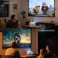Wielio 4K Smart Projektor 25000 Lumen, Android 11, WiFi 6, Elektromos Fókusz 8