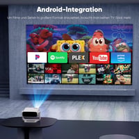 Wielio Smart Projector Full HD 1080P 4K 25000 Lumens Otthoni Mozi 3