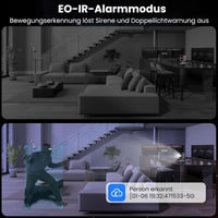 WiFi Biztonsági Kamera Beltéri Mozgásérzékelős Éjjellátó Kétirányú Audio SD Felhő 5