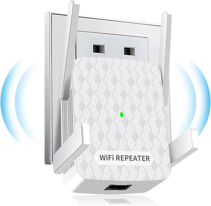 WiFi jelerősítő, 1200 Mbit/s, Dual Band (2.4GHz + 5GHz)