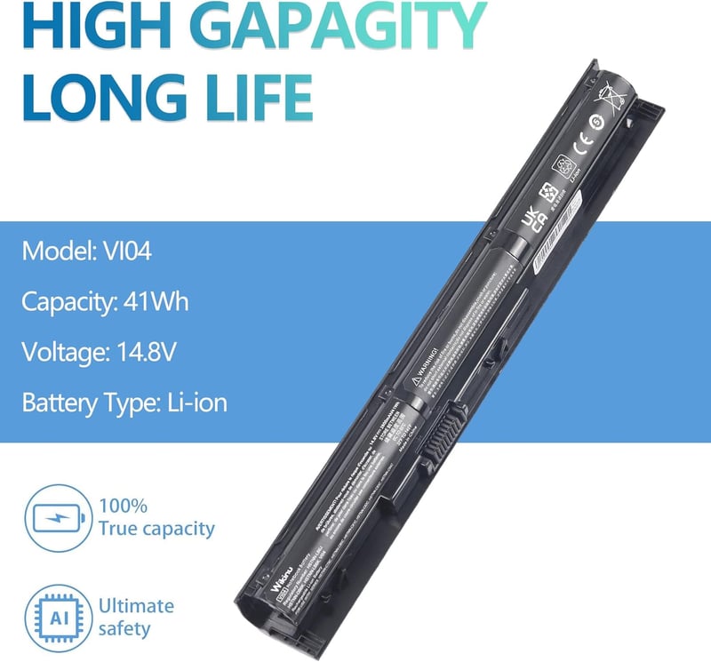Wikinu 2800mAh akkumulátor HP ProBook 450 G2 455 G2 440 G2 14.8V 41Wh