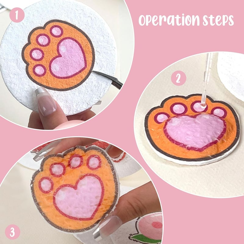 WIKOGDFE 3D Puffy Paint szivacs vászon 12 színű filccel DIY kreatív rajzoláshoz