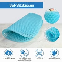 Pernă de șezut cu gel Wiksite - Pernă de scaun moale cu structură tip fagure, cu husă antiderapantă, pentru ameliorarea durerilor de spate, ideală pentru mașină, birou, acasă sau scaun cu rotile 3