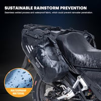 WILD HEART Motoros Nyereg Táska Vízálló 24L Oldaltáska Motorkerékpár Kiegészítés TPU 3