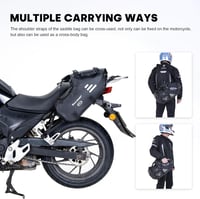 WILD HEART Motoros Nyereg Táska Vízálló 24L Oldaltáska Motorkerékpár Kiegészítés TPU 6