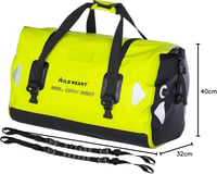 WILD HEART vízálló utazótáska 40L 66L 100L PVC500D kötéllel kajak camping motorozás - 40l, 40 L Bright Green 7