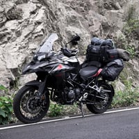 Wildken motoros hátsó táska 40-60L vízálló nyereg táska esővédővel 7